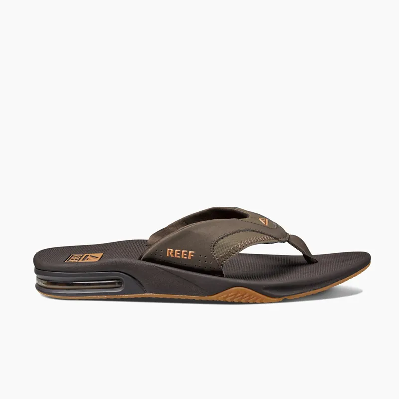 Reef Fanning Brown Gum  Flip Flops-2
